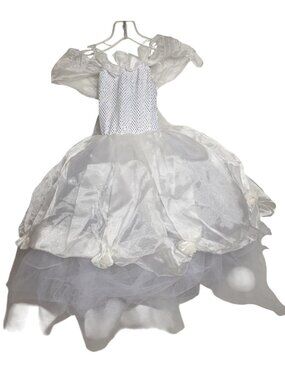 Weissman Girls White Princess Costume Ballet Dress With Tulle & Sequins Girls XS